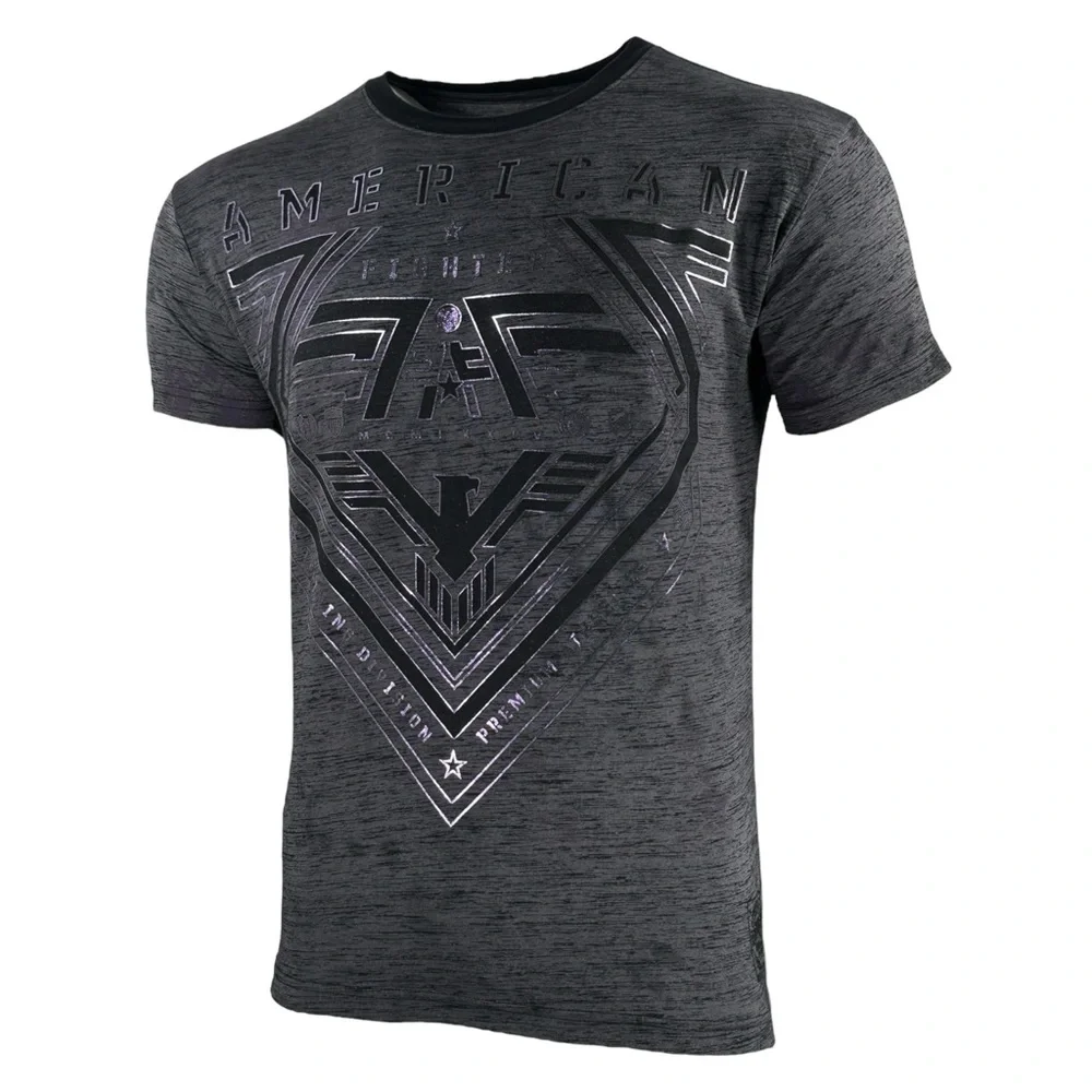 AMERICAN FIGHTER Men's T-shirt PERKINS Black Athletic XS-4XL